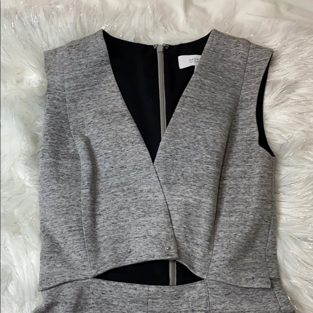 Derek Lam Grey flare dress